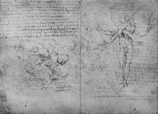 'Allegories of Pleasure and Pain and of Envy', c1480 (1945). Artist: Leonardo da Vinci.