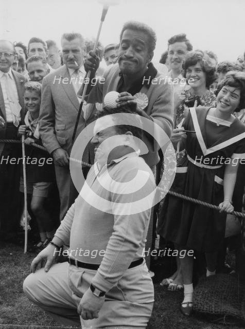Sammy Davis Jr, Harry Secombe, Pro-Am Golf, North London, 1962. Creator: Brian Foskett.