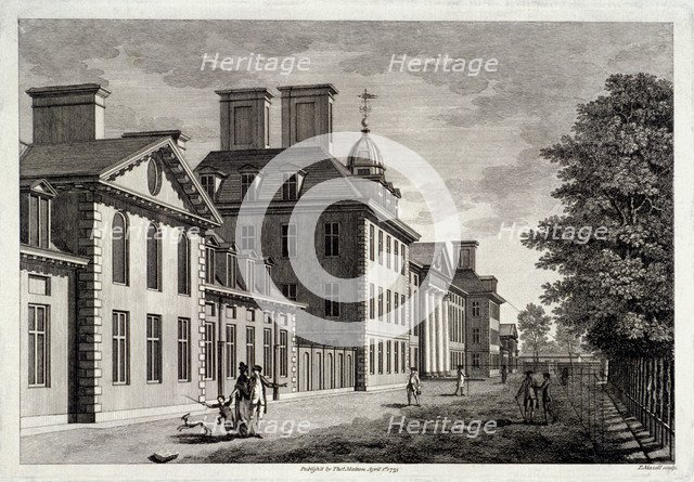 View of the Royal Hospital, Chelsea, London, 1775. Artist: Peter Mazell