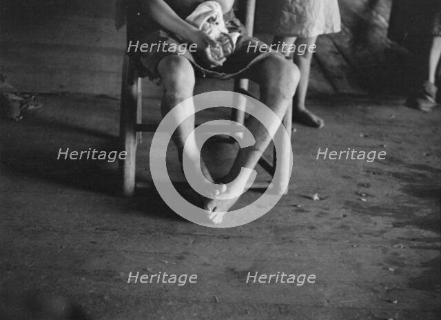 Frank Tengle family, Hale County, Alabama. Sharecroppers, 1936. Creator: Walker Evans.