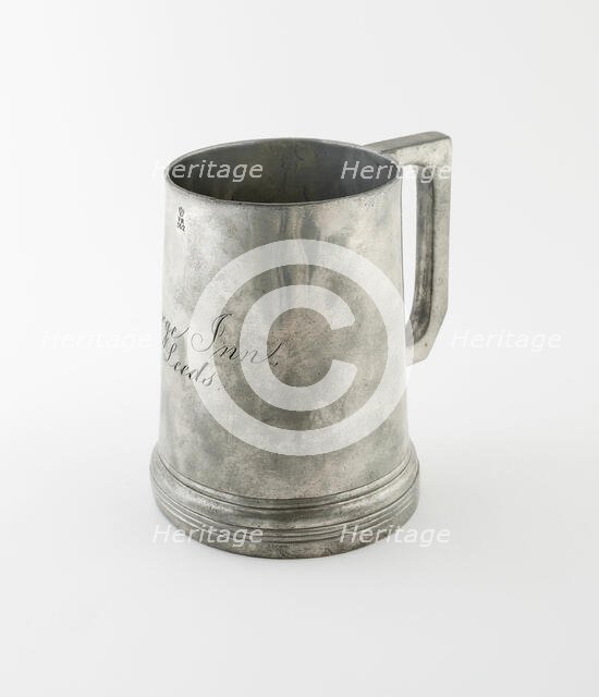 Pint Mug, England, c. 1840. Creator: Unknown.