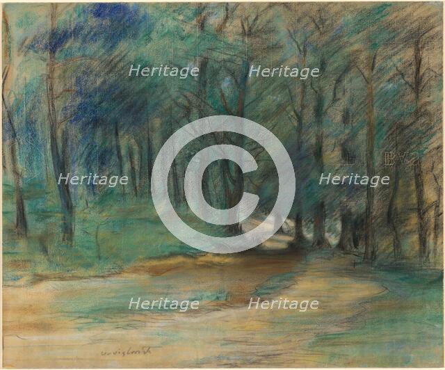 Woodland Path, 1890s. Creator: Lovis Corinth.