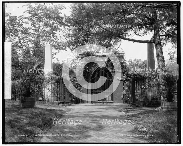 Mt. Vernon, Washington's tomb, c1902. Creator: Unknown.