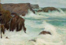 The Sea in Brittany, 1904. Creator: Wladyslaw Slewinski.