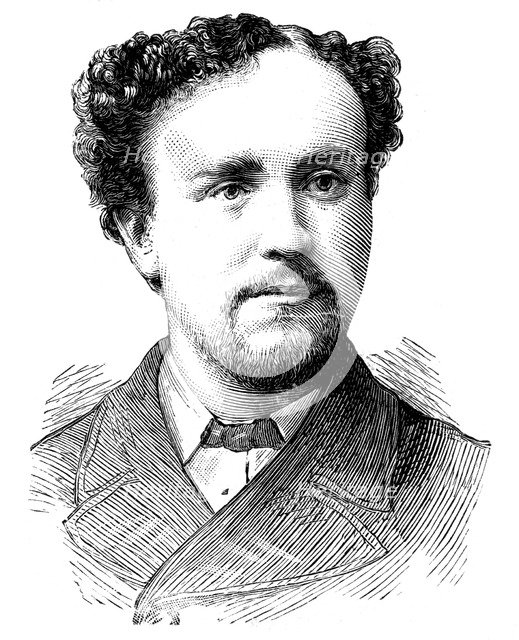 Reverend John Houghton (d1886), 1886. Artist: Unknown