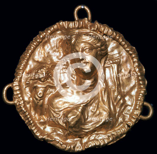 Greek pendant with bust of Aphrodite. Artist: Unknown