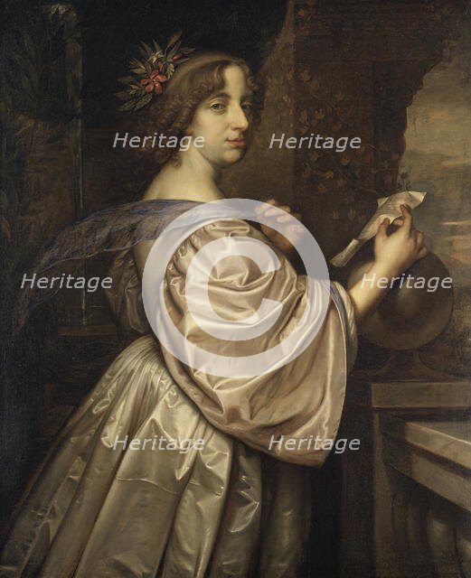 Queen Christina of Sweden (1626 - 1689), 1650. Creator: David Beck.