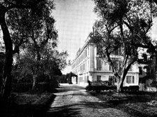 The Queen's Visit to Cimiez: Grand Hótel de Cimiez, occupied by the Queen, 1895. Creator: Jean Gilletta.