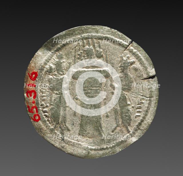 Drachma: Fire Altar and Two Priests (reverse), 303-310. Creator: Unknown.