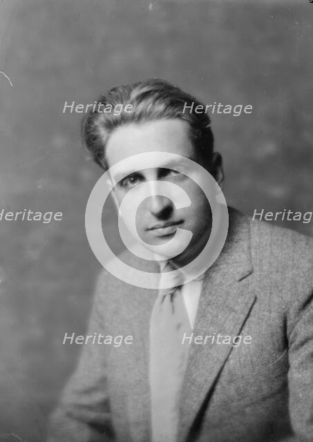 Whithorn, Mr., portrait photograph, 1917 June 29. Creator: Arnold Genthe.