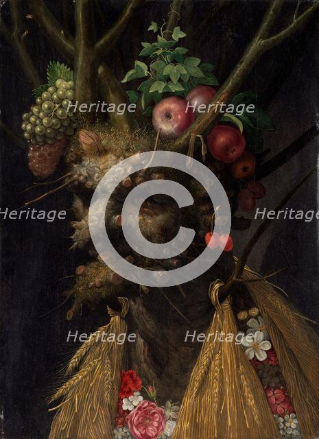Four Seasons in One Head, c. 1590. Creator: Giuseppe Arcimboldi.