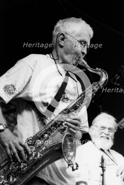 Bill Perkins, Brecon Jazz Festival, Powys, Wales, 2000. Creator: Brian Foskett.