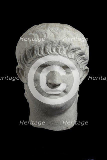 Portrait head of Nero, AD 64-68. Artist: Unknown.