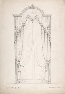 Design for Curtains, 1841-84. Creator: Charles Hindley & Sons.