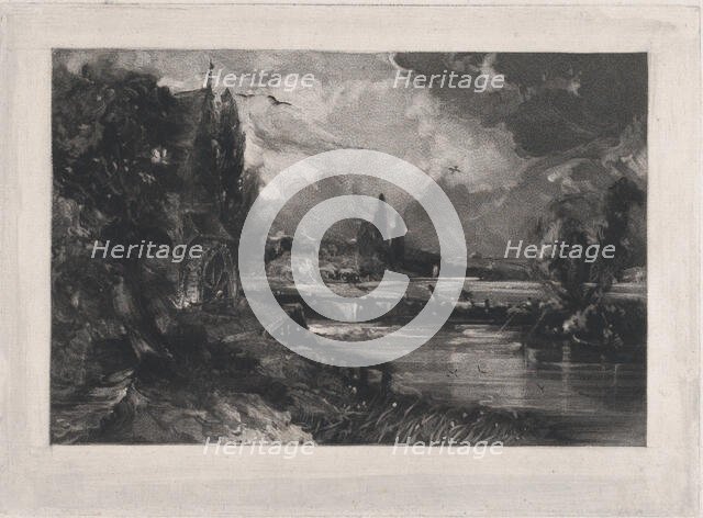 A Mill, 1829. Creator: David Lucas.