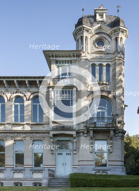 Chateau Delune, 86 Avenue Franklin Roosevelt, Brussels, Belgium, c2014-2017.  Artist: Alan John Ainsworth.