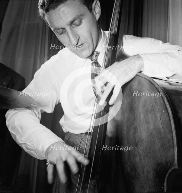 Portrait of Jack Lesberg, Eddie Condon's, New York, N.Y., ca. Sept. 1946. Creator: William Paul Gottlieb.