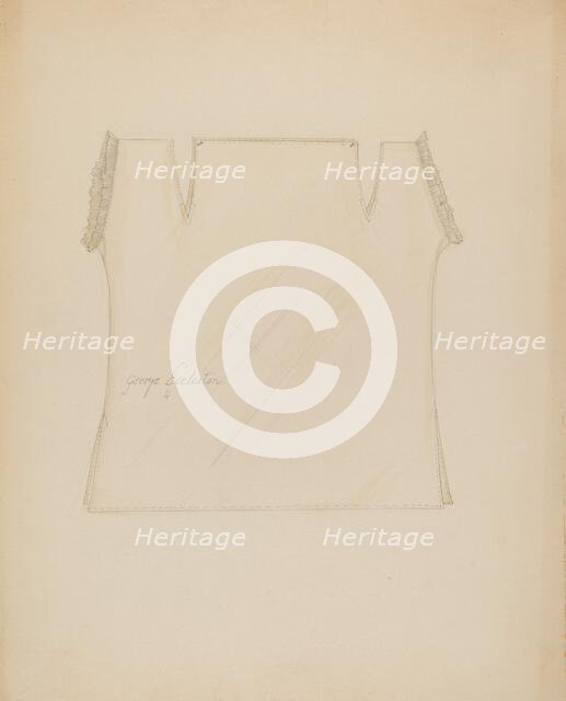 Baby's Shirt, c. 1936. Creator: Sylvia DeZon.