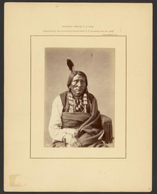 Charge on the Hauk-(Brulé Dakota), 1870-1879. Creator: William H. Jackson.