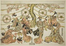 The Harugoma Dance, c. 1764. Creator: Torii Kiyomitsu.