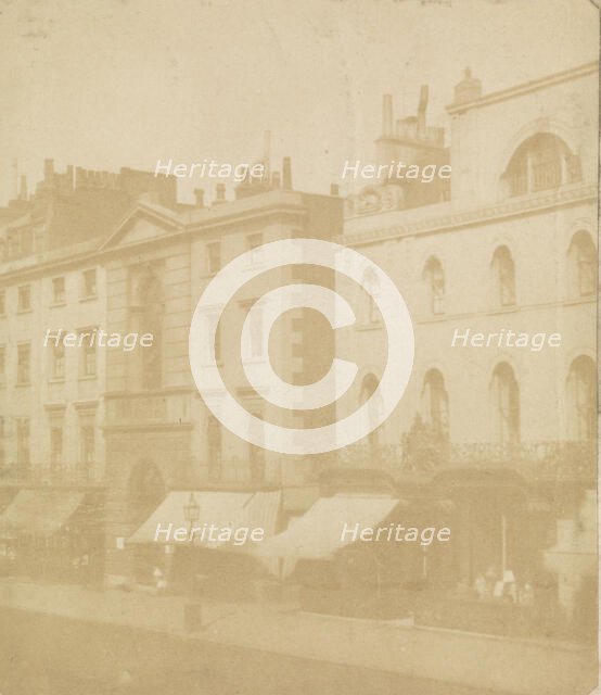 [Nos. 170-176 Regent Street, London], ca. 1846. Creator: William Henry Fox Talbot.