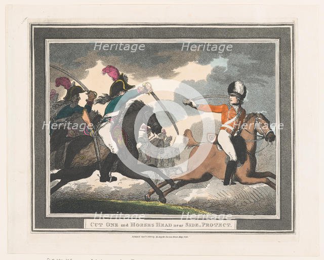 Cut One and Horses Head near Side, Protect, September 1, 1798., September 1, 1798. Creator: Thomas Rowlandson.