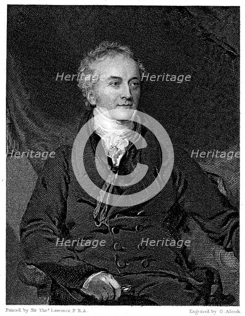 Thomas Young, English physicist and Egyptologist. Artist: GH Adcock