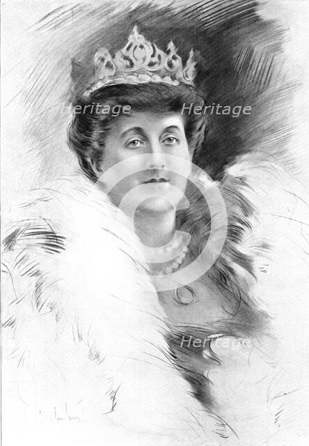 Their Graces: the Leaders of British Society - No. VIII. - the Duchess of Wellington, 1909. Creator: George C Wilmshurst.