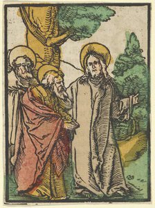 Christ Talking to the Disciples, 5, from Das Plenarium, 1517. Creator: Hans Schäufelein the Elder.