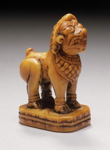 Seal Carved as Southeast Asian-Style Lion, 17th century. Creator: Unknown.