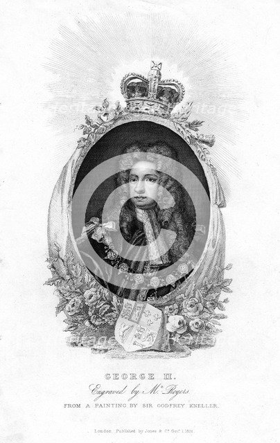 King George II, (1824).Artist: Rogers