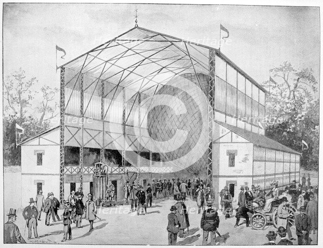 One of great attractions of Vincennes, Paris, 1900. Artist: Unknown