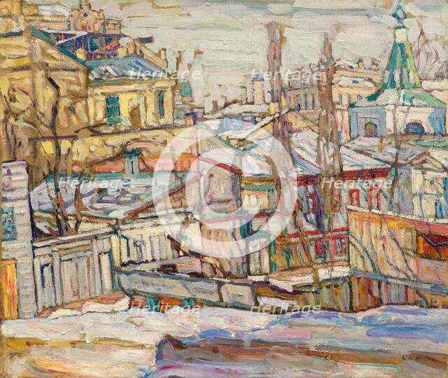 Snow, Kiev, c.1915. Creator: Manievich (Manevich), Abraham (Abram) (1883-1942).