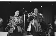 NatWest Jazz Band,  Ronnie Scott's, Soho, London, 1987.   Artist: Brian O'Connor.