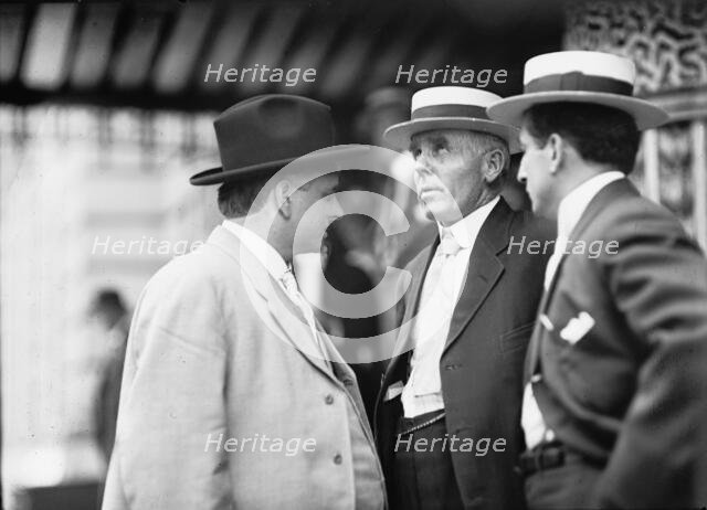 Democratic National Convention - Sen. Gore of Oklahoma; Sen. E.S. Johnson of South Dakota..., 1912. Creator: Harris & Ewing.