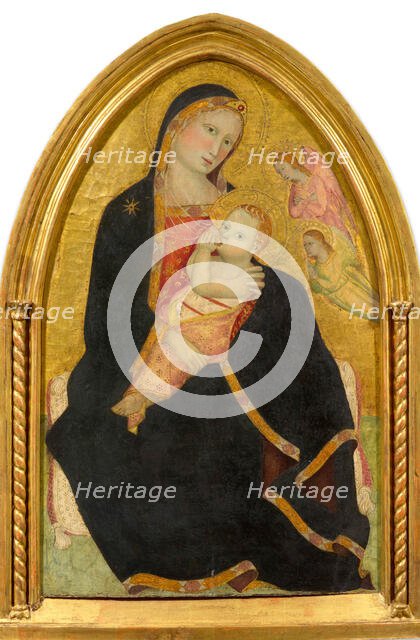 Madonna of Humility and two angels, Second Half of 14th cen.. Creator: Giovanni del Biondo (active 1356-1399).