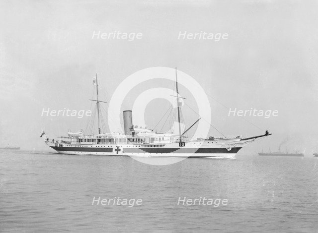 Steam yacht 'Liberty', 1914. Creator: Kirk & Sons of Cowes.