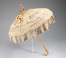 Parasol, American, 1880-90. Creator: Unknown.