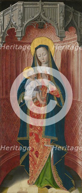 Panels from the High Altar of the Charterhouse of Saint-Honoré, Thuison-les-Abbeville: Virgin and... Creator: Unknown.