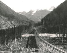 The Rockies: 'Loop showing four tracks', 1895.  Creator: William Notman & Son.