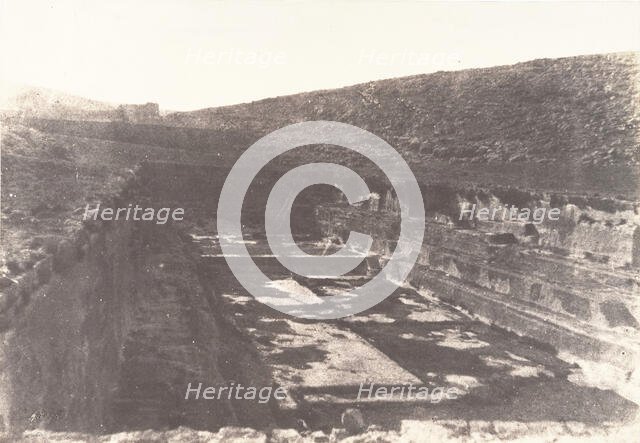 Jérusalem, Tombeau de Salomon, Détails, 1854. Creator: Auguste Salzmann.