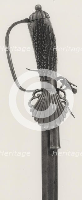 Hunting Sword combined with Flintlock Pistol, England, 1725. Creator: Unknown.