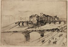 Isle de la Cité, Paris, 1859. Creator: James Abbott McNeill Whistler.
