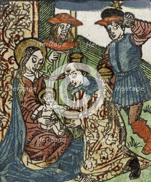 Adoration of the Magi, Late 15th-early 16th century. Creator: Unknown.