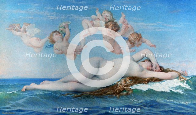 'Birth of Venus', 1863. Artist: Alexandre Cabanel