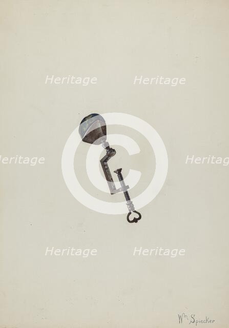 Sewing Bird, c. 1937. Creator: William Spiecker.