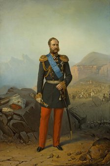 Portrait of Prince Alexander Ivanovich Baryatinsky (1815-1879), 1860s-1870s.