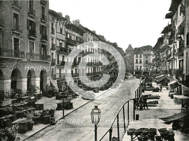 The Market Place, Zaragoza, Spain, 1895. Creator: W & S Ltd.