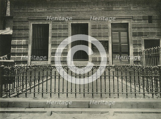 'Site of Black Hole', 1925. Creator: Unknown.