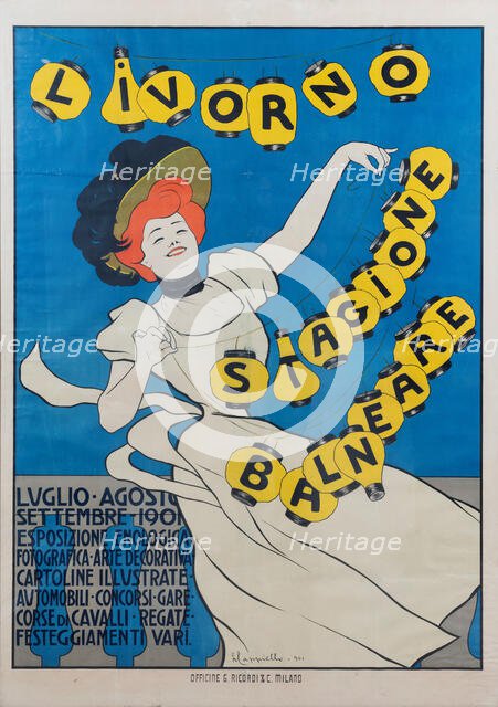 Livorno stagione balneare, 1901. Creator: Cappiello, Leonetto (1875-1942).